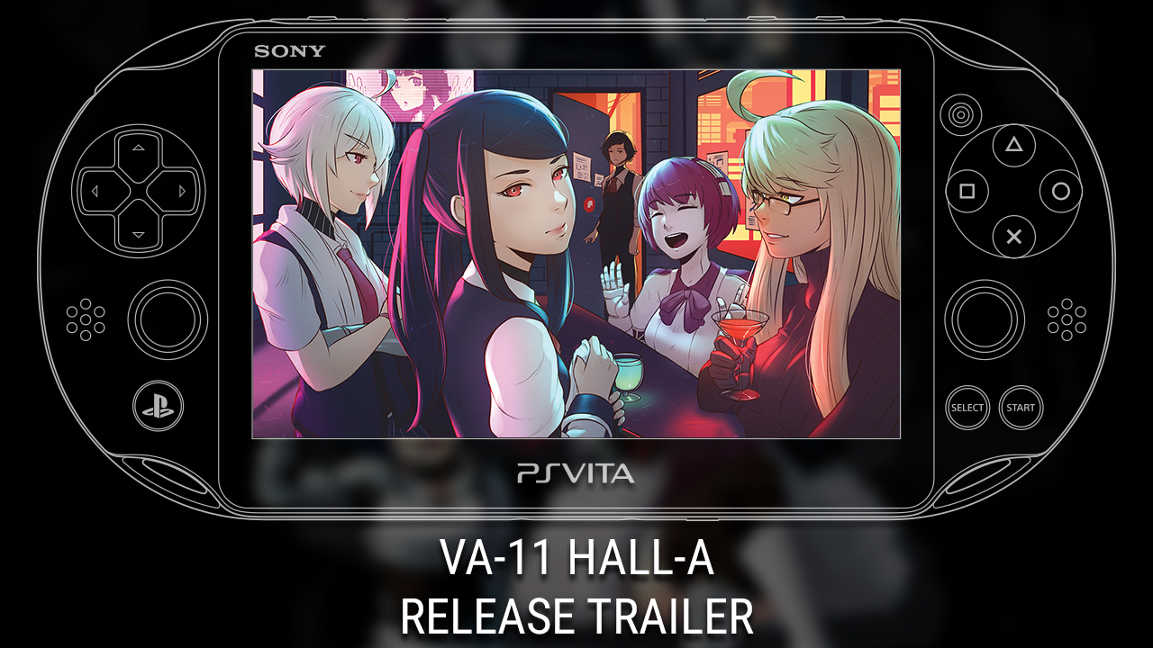 VA11 HALLA release trailer! Vita Player the onestop resource for